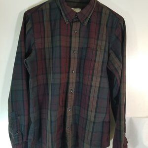 Club Monaco Slim Fit Striped Long Sleeve Button Down Shirt Size Small